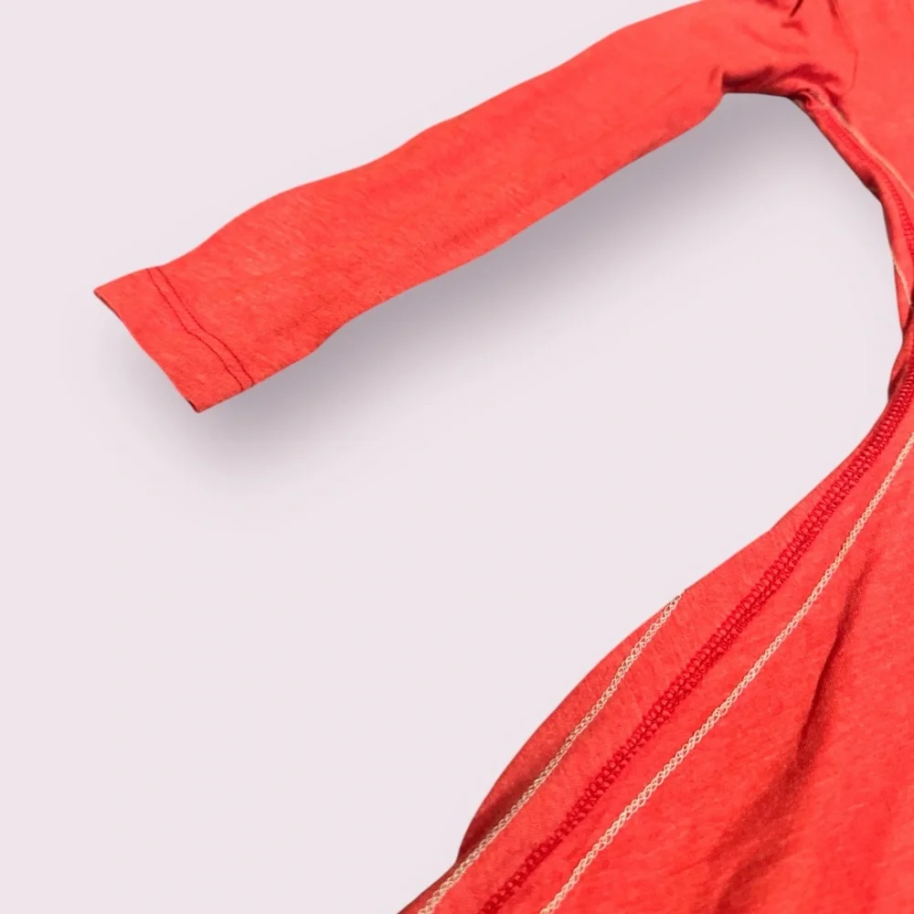 Girls Trunk Ltd Vibrant Red The Beatles John Lennon Long Sleeve Dress Size 5